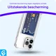 Apple iPhone 15 Pro Hoesje Dun TPU met Pasjeshouder Back Cover Transparant afbeelding 3