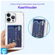 Apple iPhone 14 Pro Hoesje Dun TPU met Pasjeshouder Transparant afbeelding 6