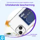 Apple iPhone 14 Hoesje Dun TPU met Pasjeshouder Back Cover Transparant afbeelding 5