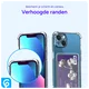Apple iPhone 13 Mini Hoesje Dun TPU met Pasjeshouder Transparant afbeelding 4