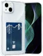 Apple iPhone 13 Mini Hoesje Dun TPU met Pasjeshouder Transparant afbeelding 7