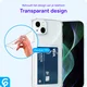 Apple iPhone 13 Hoesje Dun TPU met Pasjeshouder Back Cover Transparant afbeelding 6