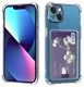 Apple iPhone 13 Hoesje Dun TPU met Pasjeshouder Back Cover Transparant afbeelding 8
