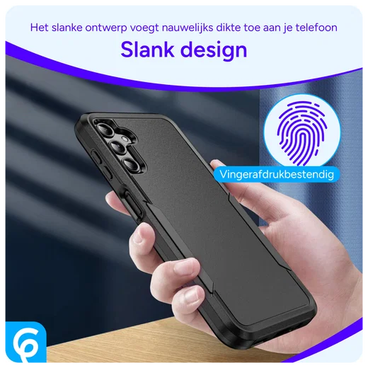 Samsung Galaxy S23 Hoesje Schokbestendige Hardcase Back Cover Zwart afbeelding 5