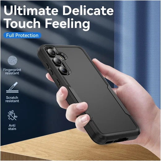 Samsung Galaxy A54 Hoesje Schokbestendige Hardcase Back Cover Zwart afbeelding 6