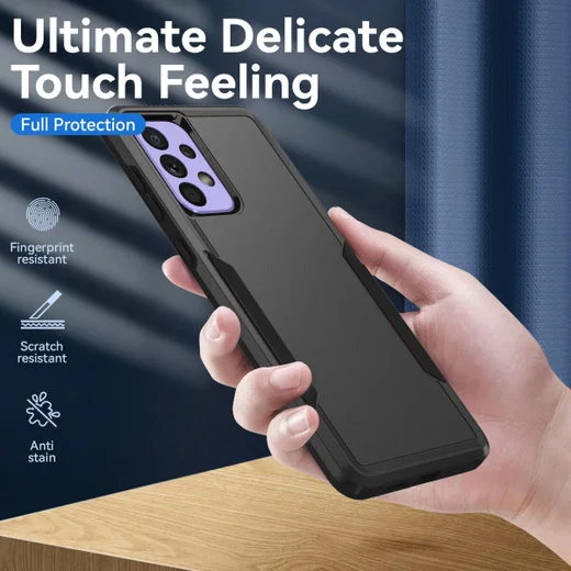 Samsung Galaxy A53 Hoesje Schokbestendige Hardcase Back Cover Zwart afbeelding 4