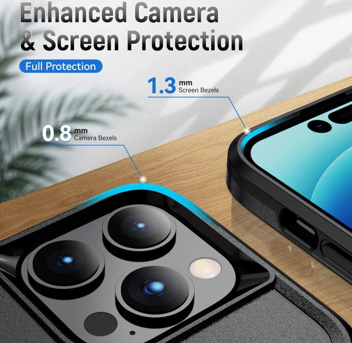 Apple iPhone 15 Pro Hoesje Schokbestendige Hardcase Back Cover Zwart afbeelding 8