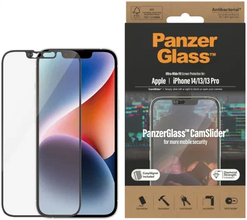 PanzerGlass Ultra-Wide Camslider iPhone 14/13/13 Pro Screen Protector
