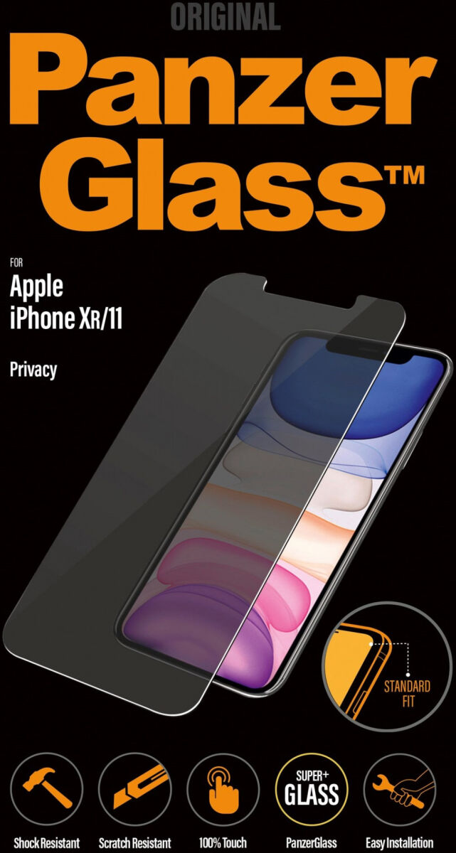 PanzerGlass Apple iPhone XR/11 Screen Protector Privacy Tempered Glass afbeelding 2