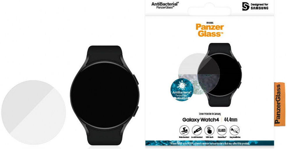 PanzerGlass - Samsung Galaxy Watch 4 44MM Antibacteriële Screenprotector afbeelding 3
