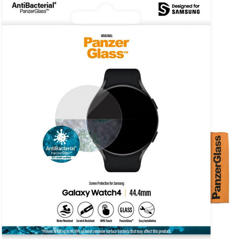 PanzerGlass - Samsung Galaxy Watch 4 44MM Antibacteriële Screenprotector afbeelding 1
