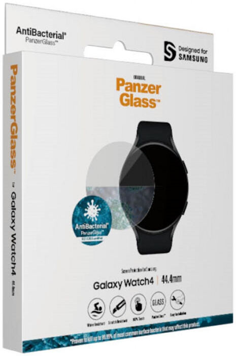 PanzerGlass - Samsung Galaxy Watch 4 44MM Antibacteriële Screenprotector afbeelding 4