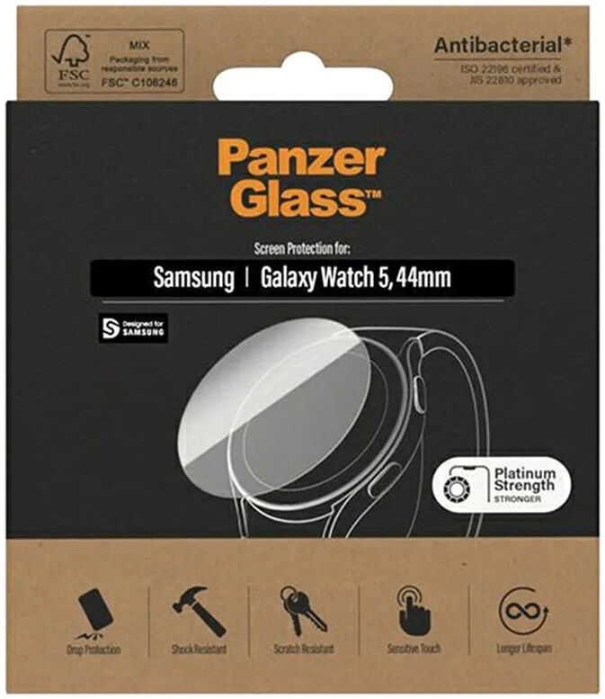 PanzerGlass - Samsung Galaxy Watch 5 44MM Antibacteriële Screenprotector afbeelding 3