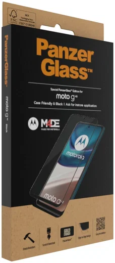 PanzerGlass Motorola Moto G42 Screen Protector Case Friendly Zwart afbeelding 2