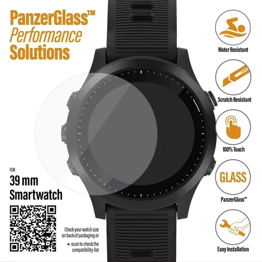 PanzerGlass Universele Antibacteriële 39MM Smartwatch Screenprotector afbeelding 2