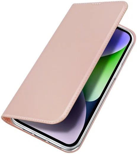 Dux Ducis Skin Pro Apple iPhone 15 Hoesje Portemonnee Book Case Roze afbeelding 1