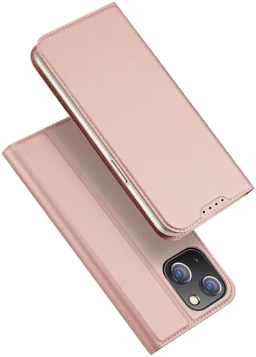 Dux Ducis Skin Pro Apple iPhone 15 Hoesje Portemonnee Book Case Roze afbeelding 4