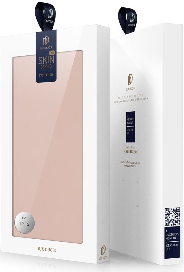 Dux Ducis Skin Pro Apple iPhone 15 Hoesje Portemonnee Book Case Roze afbeelding 10