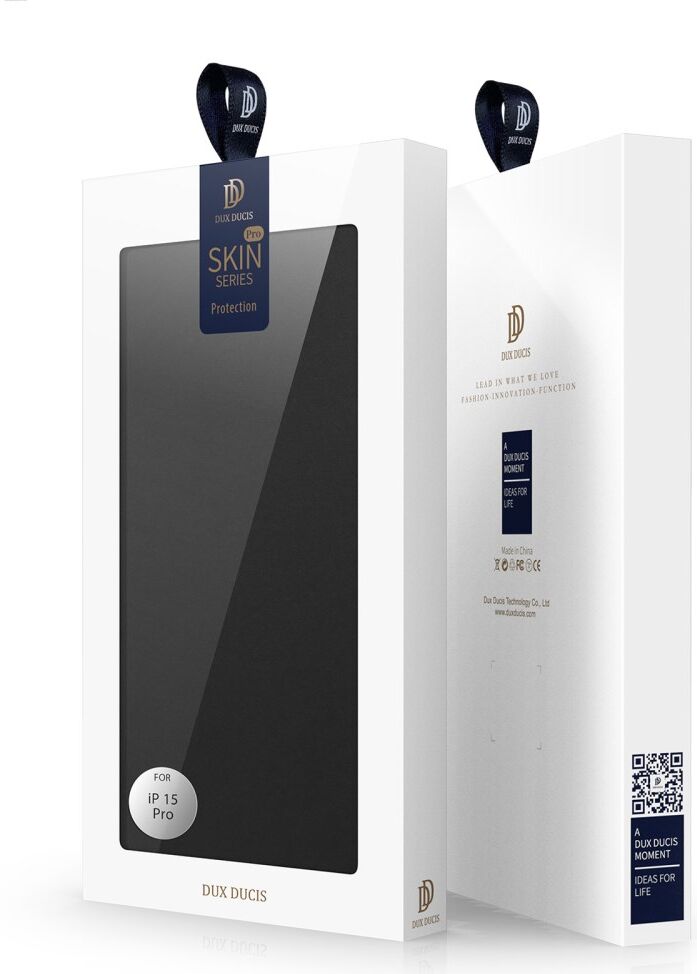 Dux Ducis Skin Pro Apple iPhone 15 Pro Hoesje Portemonnee Zwart afbeelding 11