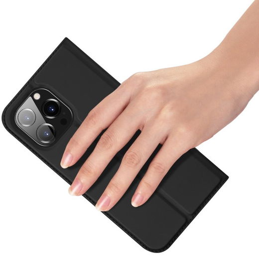 Dux Ducis Skin Pro Apple iPhone 15 Pro Hoesje Portemonnee Zwart afbeelding 6