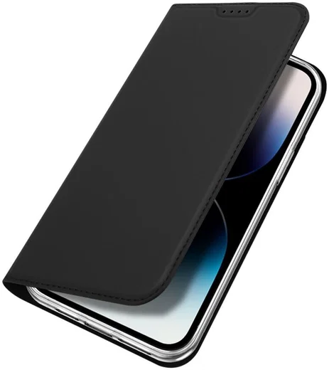 Dux Ducis Skin Pro Apple iPhone 15 Pro Max Hoesje Portemonnee Zwart afbeelding 1