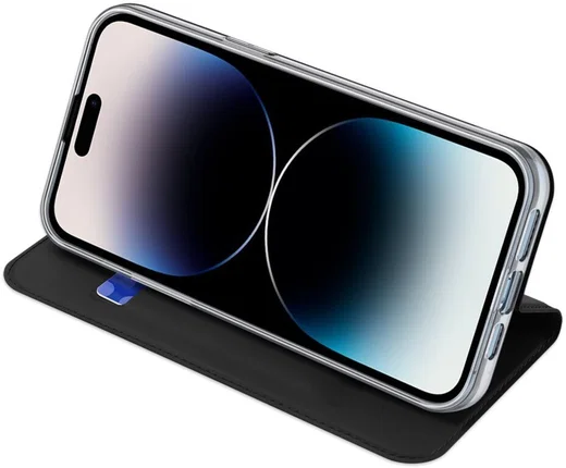 Dux Ducis Skin Pro Apple iPhone 15 Pro Max Hoesje Portemonnee Zwart afbeelding 5