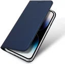 Dux Ducis Skin Pro Apple iPhone 15 Pro Max Hoesje Portemonnee Blauw
