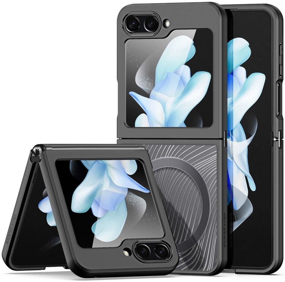 Dux Ducis Aimo Samsung Galaxy Z Flip 5 Hoesje MagSafe Back Cover Zwart afbeelding 1