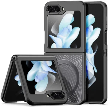 Dux Ducis Aimo Samsung Galaxy Z Flip 5 Hoesje MagSafe Back Cover Zwart