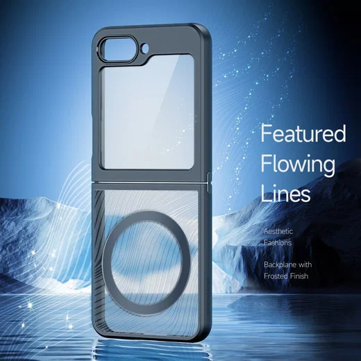 Dux Ducis Aimo Samsung Galaxy Z Flip 5 Hoesje MagSafe Back Cover Zwart afbeelding 5