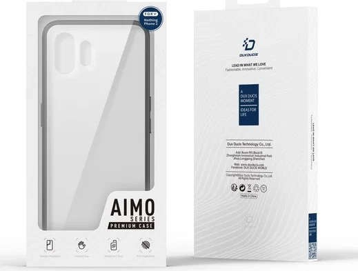 Dux Ducis Aimo Nothing Phone (2) Hoesje Back Cover Zwart afbeelding 10