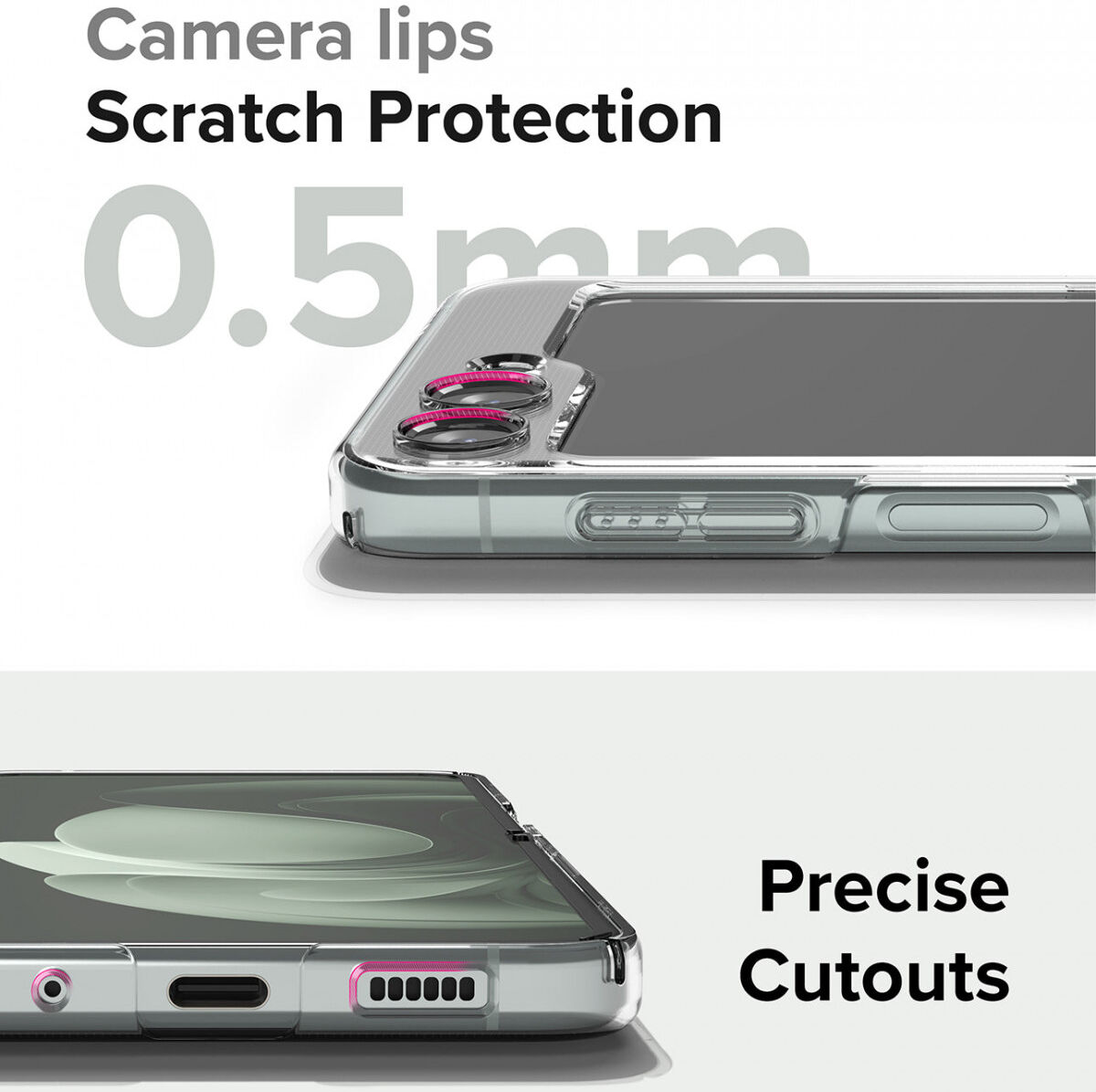 Ringke Slim Samsung Galaxy Z Flip 5 Hoesje Ultra Dun Transparant afbeelding 11