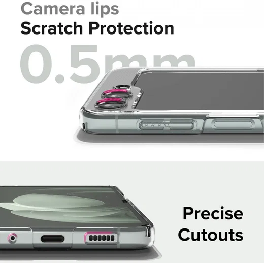 Ringke Slim Samsung Galaxy Z Flip 5 Hoesje Ultra Dun Transparant afbeelding 11