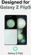 Ringke Slim Samsung Galaxy Z Flip 5 Hoesje Ultra Dun Transparant afbeelding 3