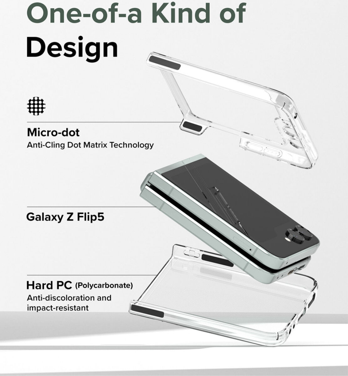 Ringke Slim Samsung Galaxy Z Flip 5 Hoesje Ultra Dun Transparant afbeelding 4