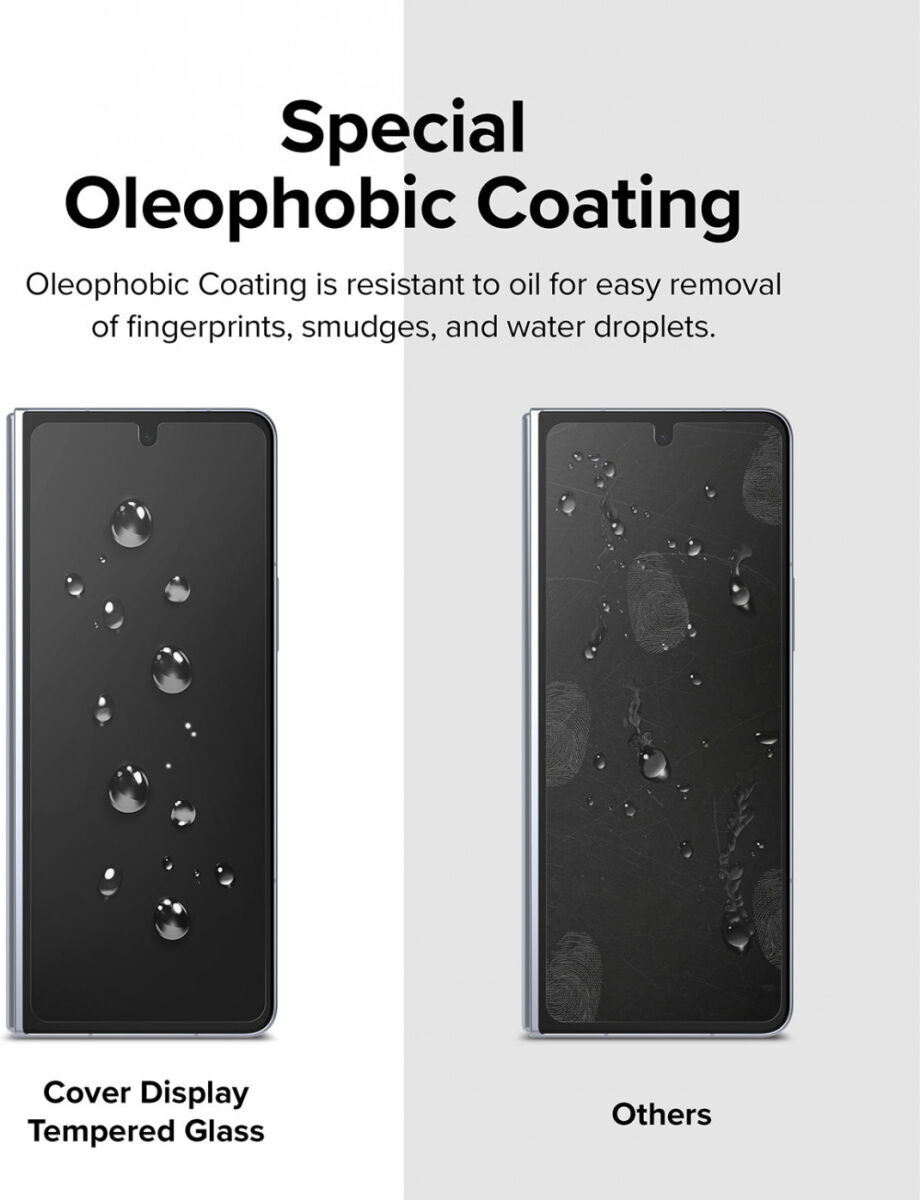 Ringke Cover Display Samsung Galaxy Z Fold 5 Screen Protector Voorkant afbeelding 11