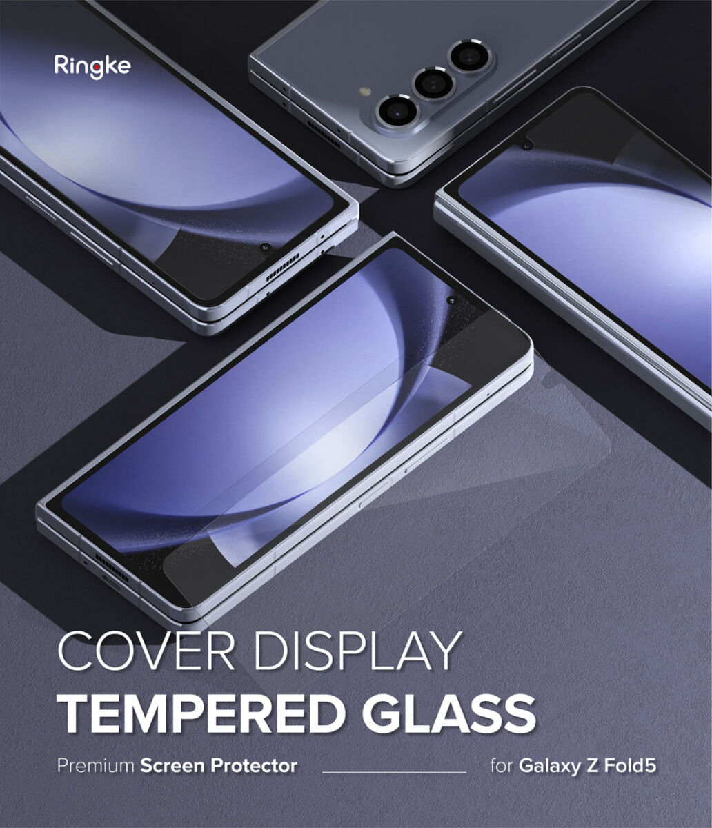 Ringke Cover Display Samsung Galaxy Z Fold 5 Screen Protector Voorkant afbeelding 2