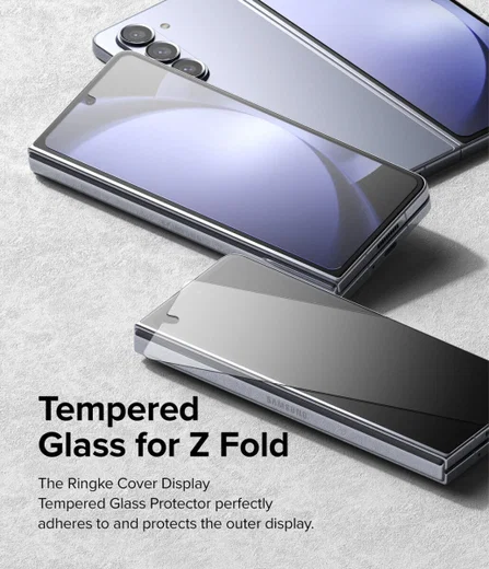 Ringke Cover Display Samsung Galaxy Z Fold 5 Screen Protector Voorkant afbeelding 3