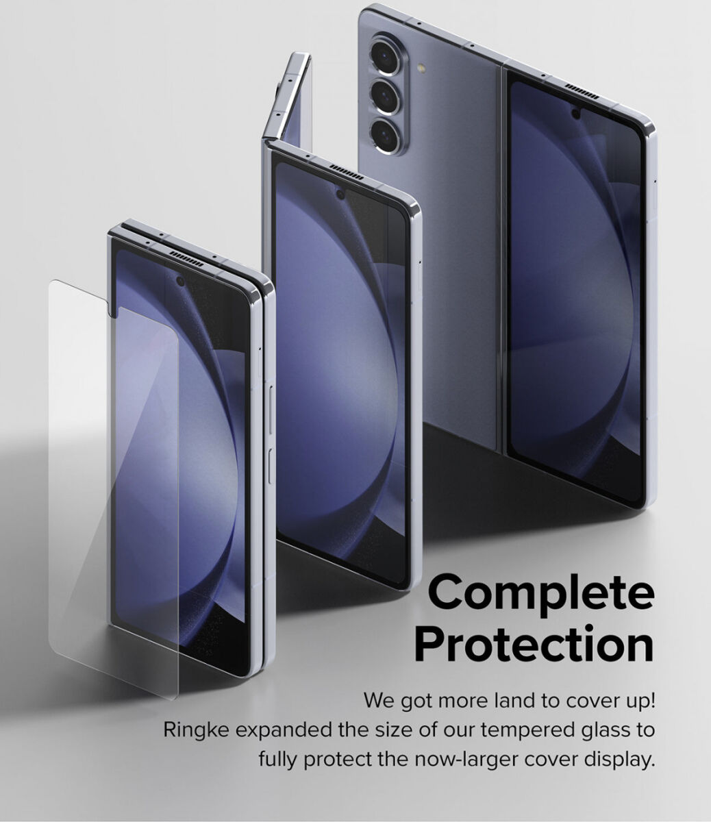 Ringke Cover Display Samsung Galaxy Z Fold 5 Screen Protector Voorkant afbeelding 6