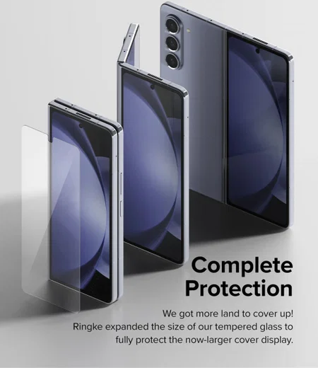 Ringke Cover Display Samsung Galaxy Z Fold 5 Screen Protector Voorkant afbeelding 6
