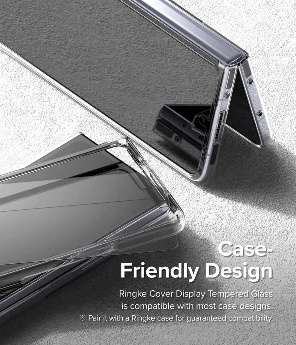 Ringke Cover Display Samsung Galaxy Z Fold 5 Screen Protector Voorkant afbeelding 7