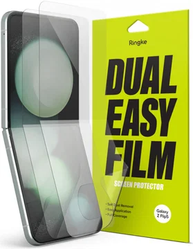 Ringke Dual Easy Film Samsung Galaxy Z Flip 5 Screen Protector 2-Pack