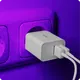 Buddi 30W GaN Mini Oplader USB-C Power Delivery + USB-A QC 4.0 Wit afbeelding 10