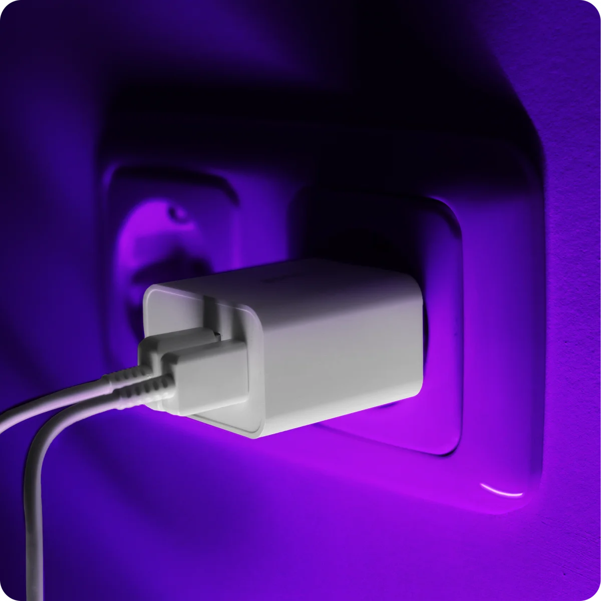 Buddi 30W GaN Mini Oplader USB-C Power Delivery + USB-A QC 4.0 Wit afbeelding 11