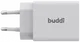 Buddi 30W GaN Mini Oplader USB-C Power Delivery + USB-A QC 4.0 Wit afbeelding 7