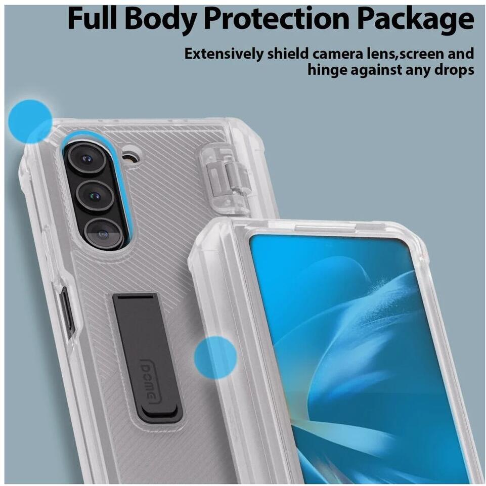 Whitestone Dome Escudo Case Samsung Galaxy Z Fold 5 Hoesje Transparant afbeelding 3