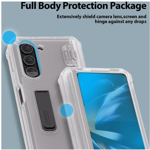 Whitestone Dome Escudo Case Samsung Galaxy Z Fold 5 Hoesje Transparant afbeelding 3