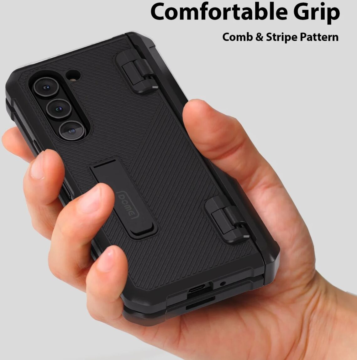 Whitestone Dome Escudo Case Samsung Galaxy Z Fold 5 Hoesje Zwart afbeelding 5