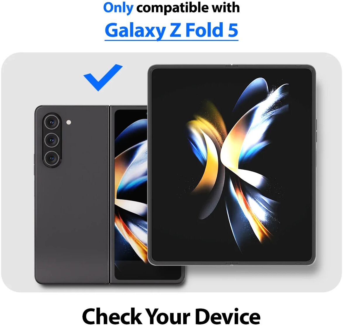 Whitestone Dome Escudo Case Samsung Galaxy Z Fold 5 Hoesje Zwart afbeelding 6