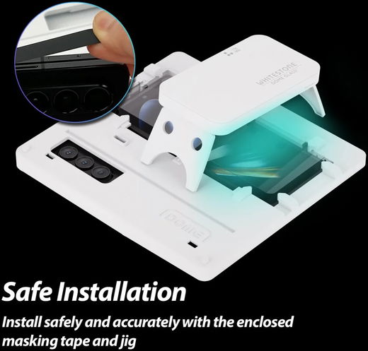 Whitestone Dome Glass Samsung Galaxy Z Fold 5 Screen Protector 2-Pack afbeelding 2